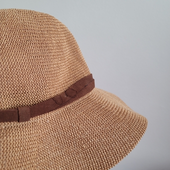 Wyeth Paper Straw Hat Floppy Neutral‎ Sun Summer Adult One Size main image 7